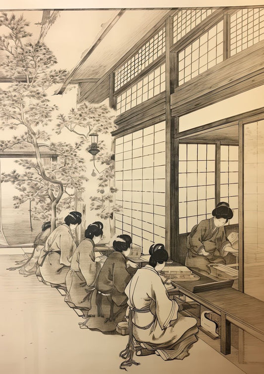 Traditional Japanese Scene