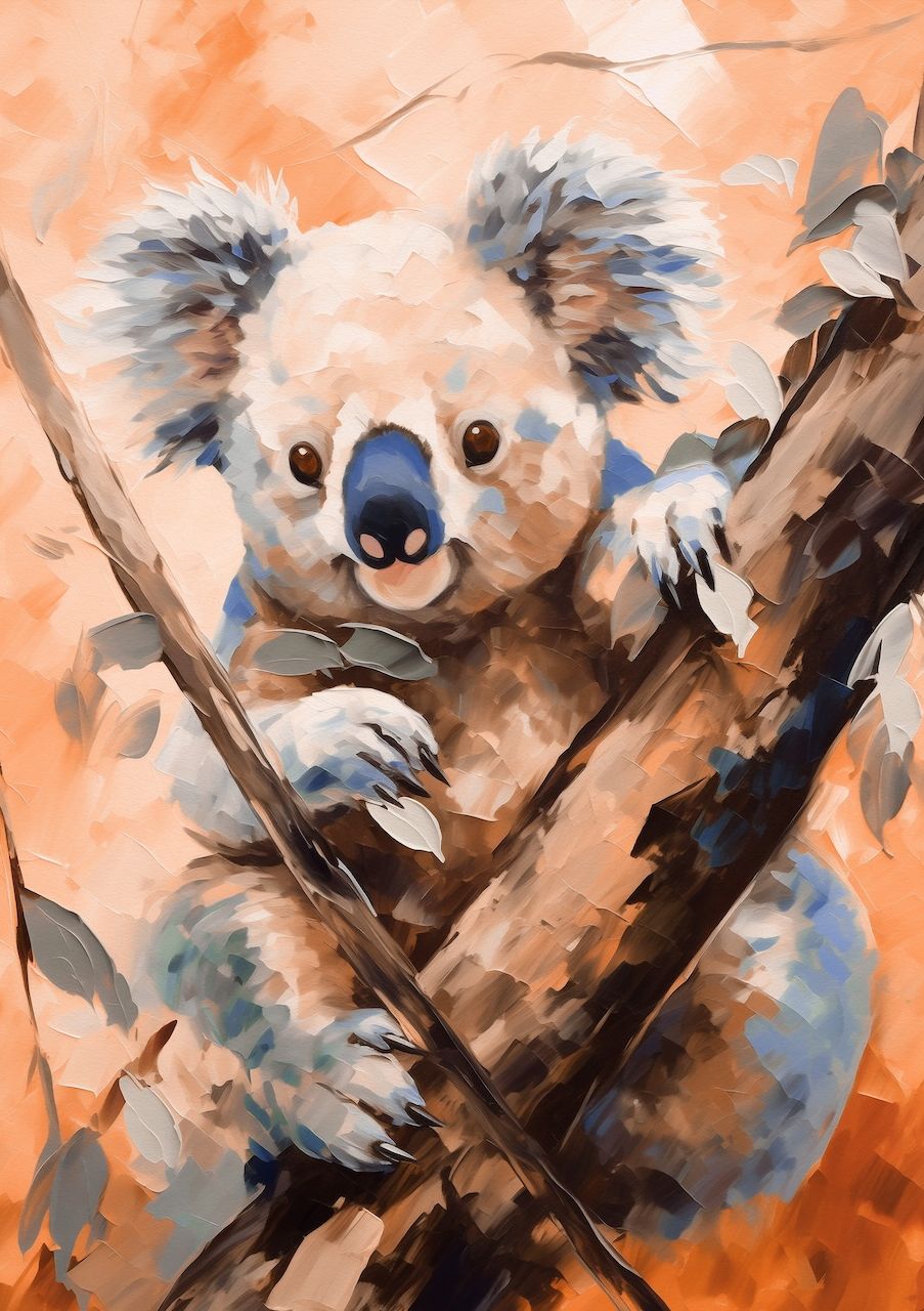 Koala in the tree