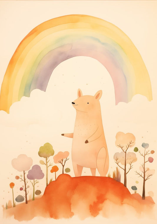 Bear with Rainbow