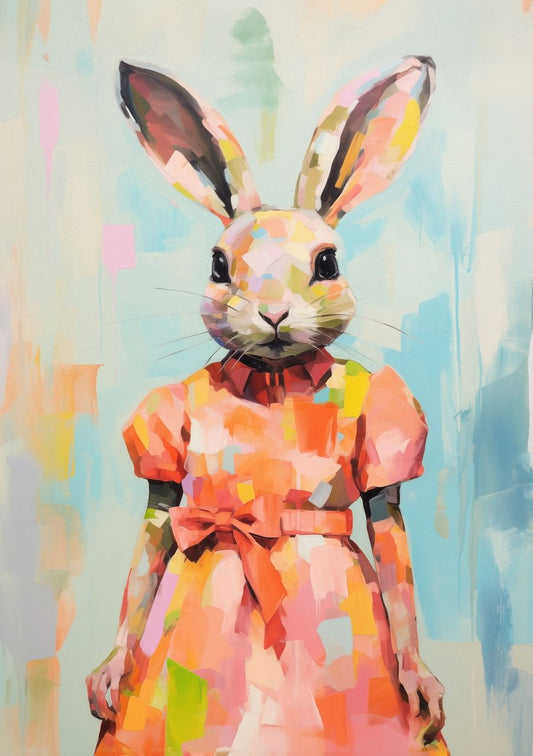 Rabbit in a dress