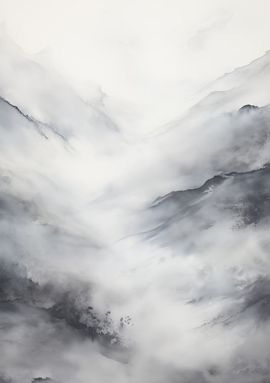 Landscape in fog