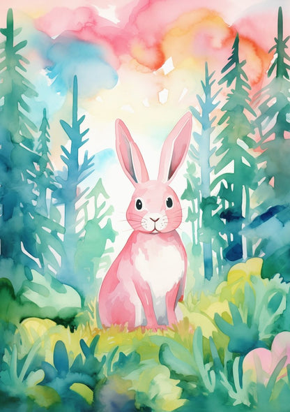 Rabbit in the forest