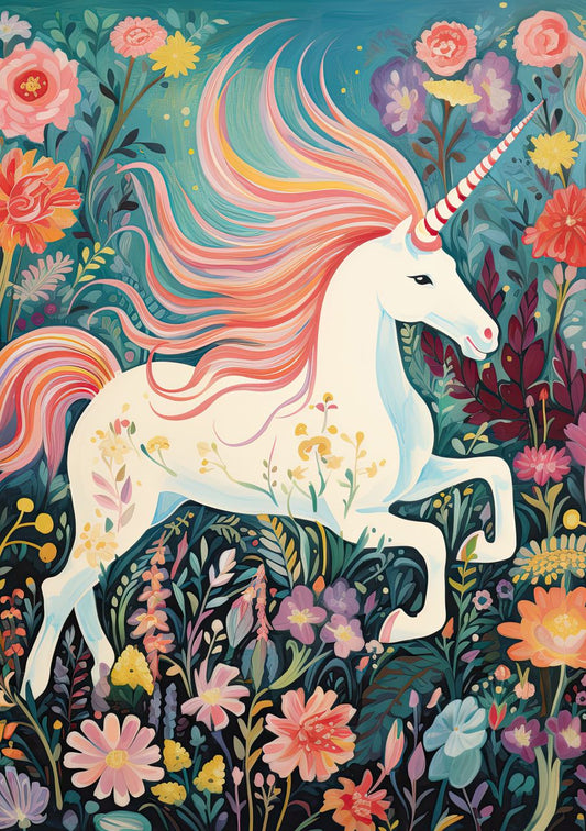 Floral Unicorn