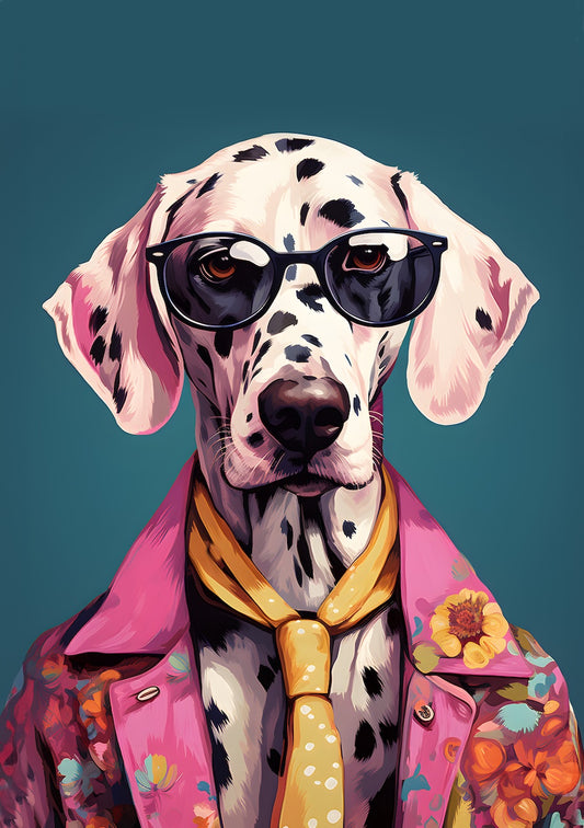 Perro Dalmata Elegante