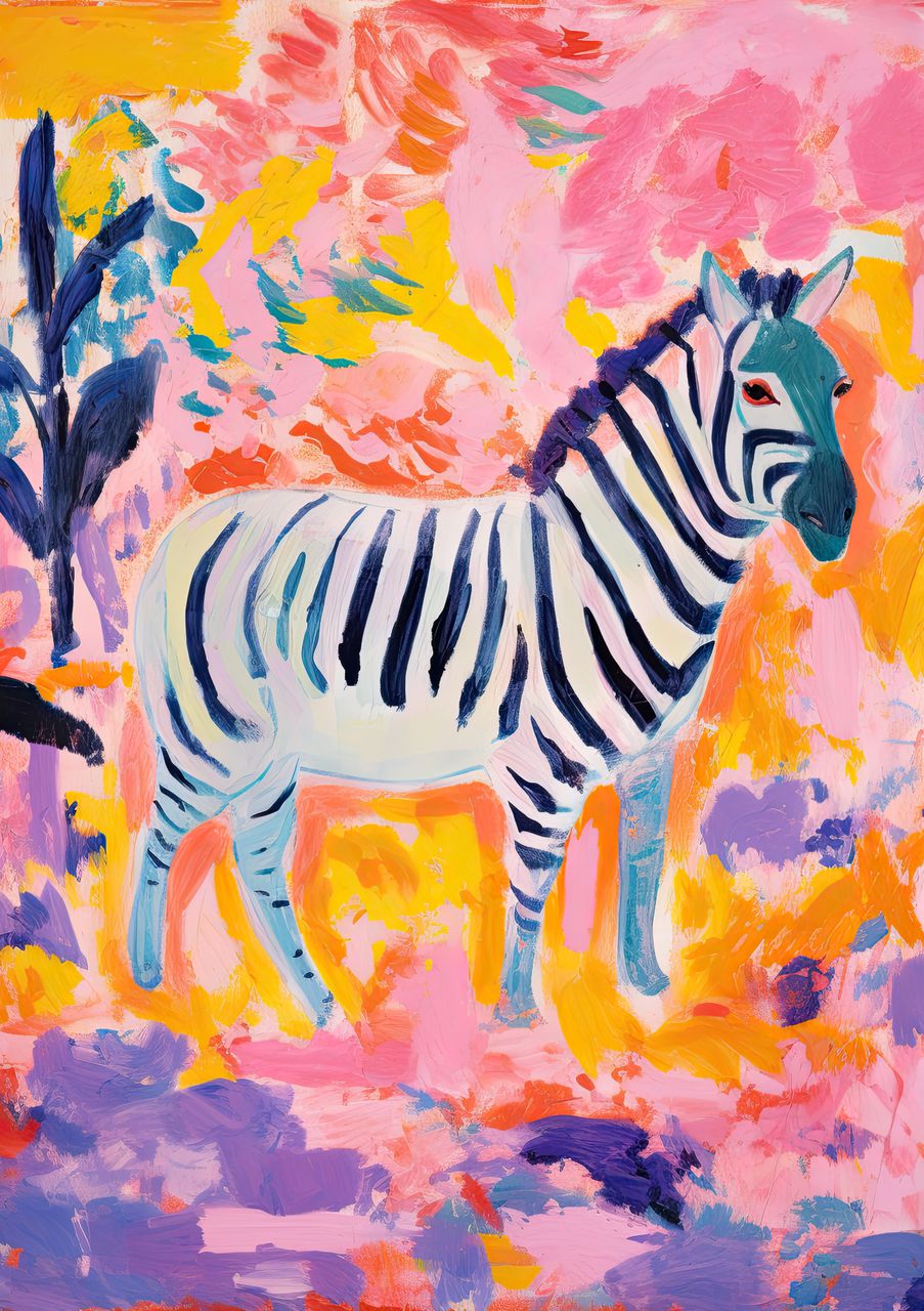 Colorful Zebra