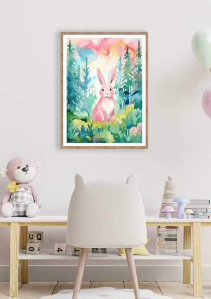 Rabbit in the forest