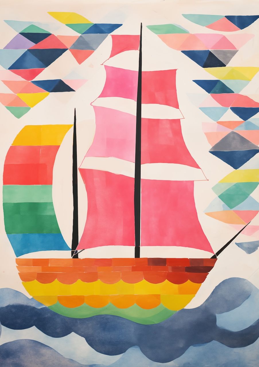 Colorful Sailboat