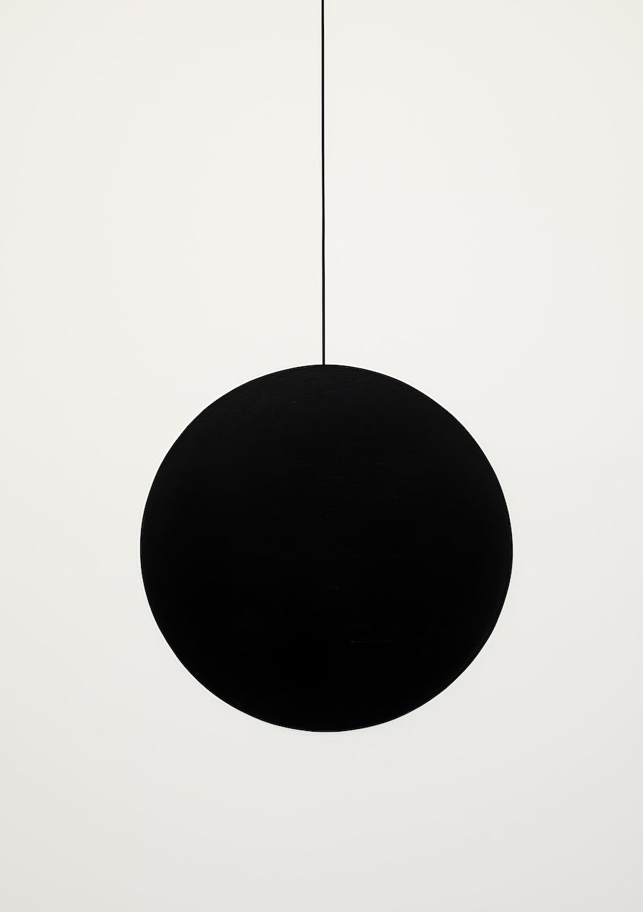 Suspended Black Sphere