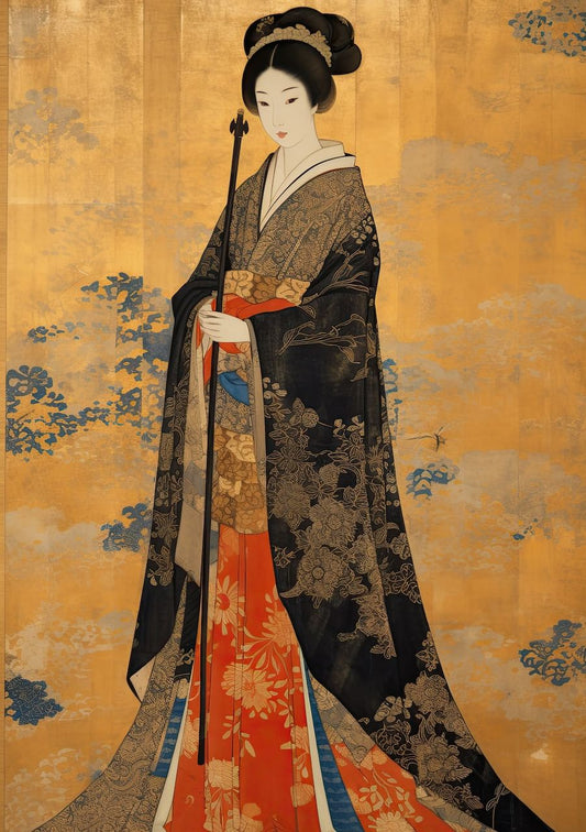 Mujer en Kimono