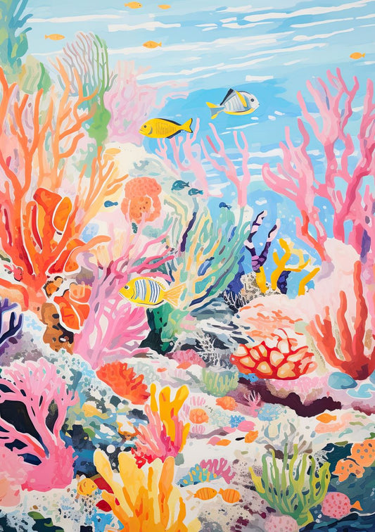 Colorful Underwater Coral